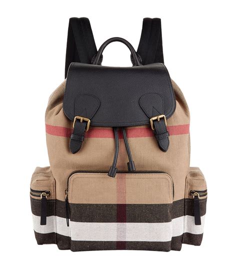 burberry large london check briefcase|Burberry rucksack backpack.